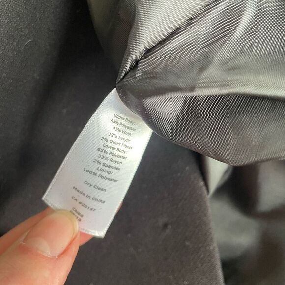 Talbots Jewel Neck Blazer Houndstooth 8 - Picture 6 of 7